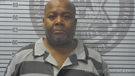 Mugshot of Fredrick Deon Burns booked in Harrison County, Mississippi on October 13, 2026