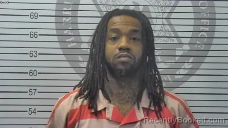 Mugshot of Tony Alexander Williams booked in Harrison County, Mississippi on October 14, 2026
