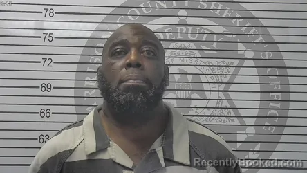 Mugshot of Curtis Cornelious Oatis booked in Harrison County, Mississippi on October 14, 2026