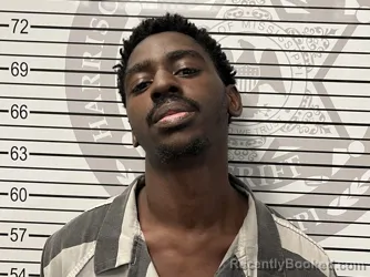 Mugshot of Jakar Christopher Evans booked in Harrison County, Mississippi on October 14, 2026