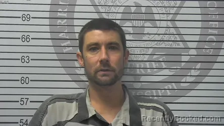 Mugshot of Michael Wayne Jr Martin booked in Harrison County, Mississippi on October 14, 2026