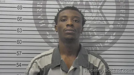 Mugshot of Darrell Desmond Jr Williams booked in Harrison County, Mississippi on October 15, 2026