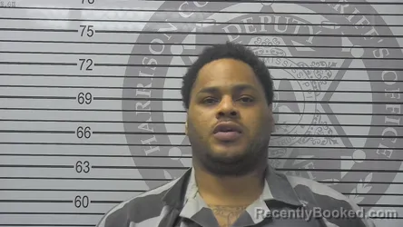 Mugshot of Blair Antonio Stubbs booked in Harrison County, Mississippi on October 15, 2026