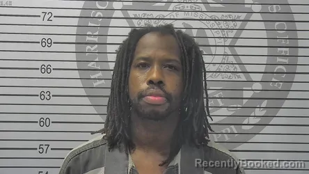 Mugshot of Antwan Wilson booked in Harrison County, Mississippi on October 16, 2026