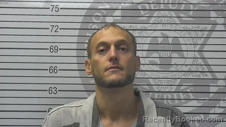Mugshot of Shane Bradley Jr Shelby booked in Harrison County, Mississippi on October 17, 2026