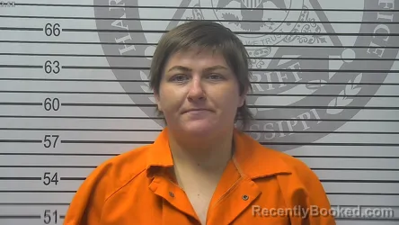 Mugshot of Corey Nicole Lepoma booked in Harrison County, Mississippi on October 17, 2026
