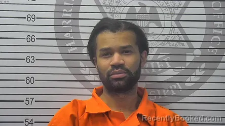 Mugshot of Jeremy Jaemekio Troutman booked in Harrison County, Mississippi on October 17, 2026