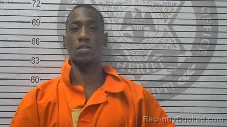 Mugshot of Antonio Jerome Pickering booked in Harrison County, Mississippi on October 17, 2026