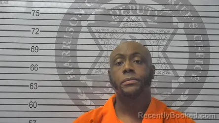 Mugshot of Keven Rashawn Butler booked in Harrison County, Mississippi on October 18, 2026