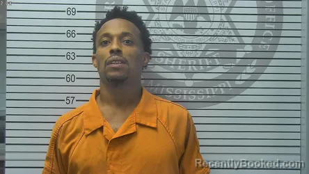 Mugshot of Kamar James Kimber booked in Harrison County, Mississippi on October 18, 2026