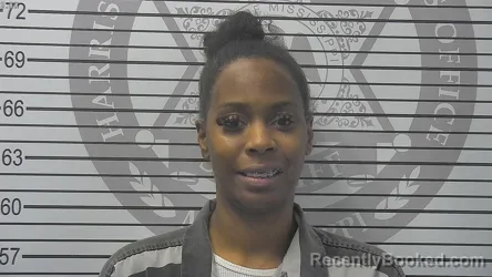 Mugshot of Mercedes Lacree Johnson booked in Harrison County, Mississippi on October 19, 2026