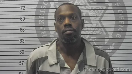Mugshot of Richard Devent Miles booked in Harrison County, Mississippi on October 19, 2026