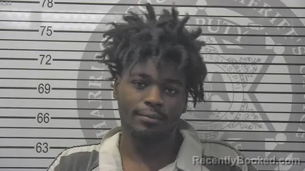 Mugshot of Jakarie Dejuan Green booked in Harrison County, Mississippi on October 21, 2026