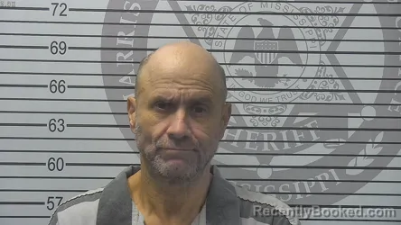 Mugshot of Kenny Eugene Taylor booked in Harrison County, Mississippi on October 21, 2026