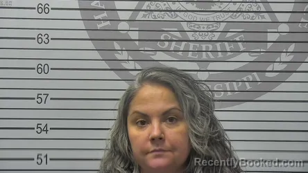 Mugshot of Jessica Ann Armrester booked in Harrison County, Mississippi on October 21, 2026