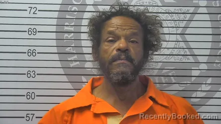 Mugshot of Donald Allen Love booked in Harrison County, Mississippi on October 22, 2026