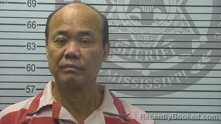 Mugshot of Tam John Trieu booked in Harrison County, Mississippi on October 22, 2026