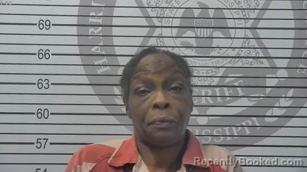Mugshot of Latasha Denise Veal booked in Harrison County, Mississippi on October 22, 2026