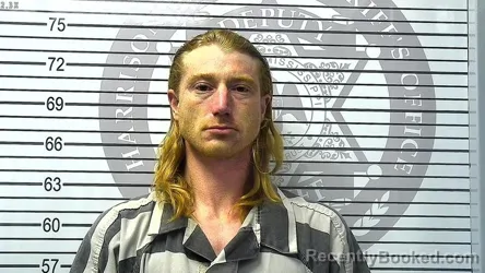 Mugshot of ANDRE JOSHUA BARBAZON booked in Harrison County, Mississippi on March 25, 2026