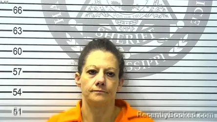 Mugshot of AMANDA RACHELE CATES booked in Harrison County, Mississippi on March 4, 2026