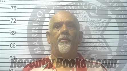 Booking photo from Harrison County, Mississippi