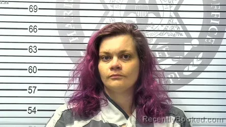 Mugshot of AMBER NICOLE PITTS booked in Harrison County, Mississippi on March 6, 2026