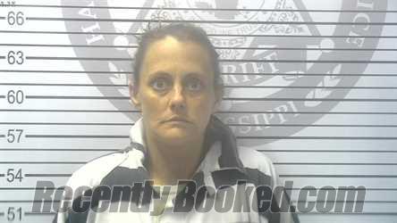 Booking photo from Harrison County, Mississippi
