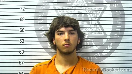 Mugshot of BRAYDON REESE MCCLENDON booked in Harrison County, Mississippi on March 23, 2026