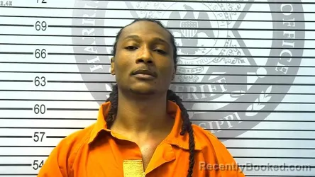 Mugshot of CHRISTOPHER DOWNING booked in Harrison County, Mississippi on March 12, 2026