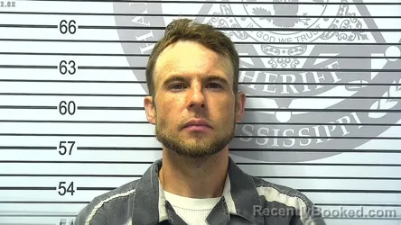 Mugshot of CODY ALLEN EMMONS booked in Harrison County, Mississippi on March 19, 2026