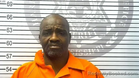 Booking photo from Harrison County, Mississippi
