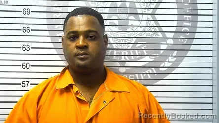 Mugshot of CHADRICK BIETE JOHNSON booked in Harrison County, Mississippi on March 7, 2026