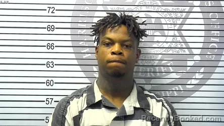 Mugshot of CARLOS FONTAINE MAYBERRY booked in Harrison County, Mississippi on March 9, 2026