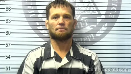 Booking photo from Harrison County, Mississippi