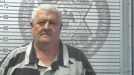 Mugshot of CHARLES WIGGINS PARKINSON booked in Harrison County, Mississippi on March 11, 2026