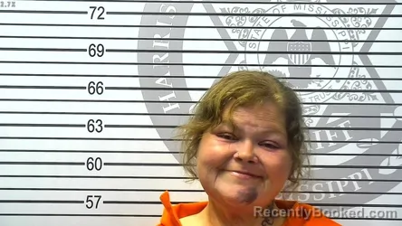 Mugshot of CRYSTAL LYNN SINGLETON booked in Harrison County, Mississippi on March 21, 2026