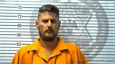 Mugshot of CODY LEE VERHEY booked in Harrison County, Mississippi on March 22, 2026