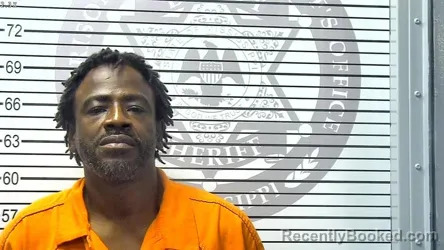 Mugshot of DERRICK LAMOR BARNES booked in Harrison County, Mississippi on March 6, 2026