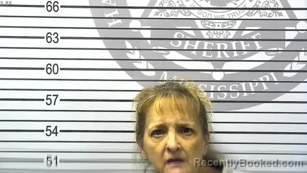 Mugshot of DEBRA KAY FRISBY booked in Harrison County, Mississippi on March 18, 2026