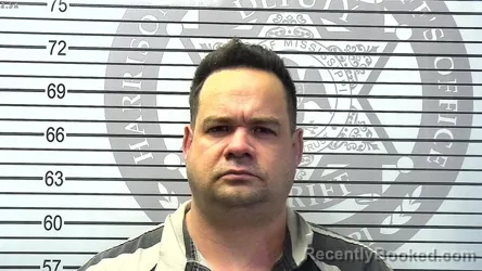 Mugshot of DAVID LEE GEORGE booked in Harrison County, Mississippi on March 16, 2026