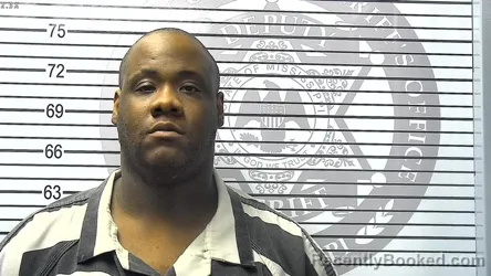 Mugshot of DENZALE RAHEEM SANDIFER booked in Harrison County, Mississippi on March 24, 2026