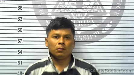 Mugshot of FRANCISCO RAMIREZ-MENDEZ booked in Harrison County, Mississippi on March 17, 2026