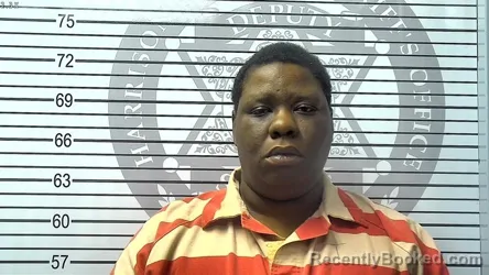 Mugshot of GABRIEL CHARMANE SPANN booked in Harrison County, Mississippi on March 18, 2026