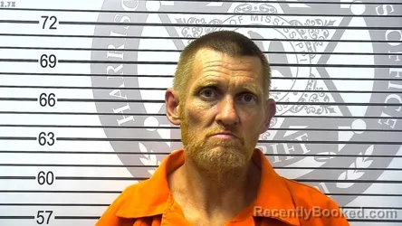 Mugshot of HERBERT RALPH KUHN booked in Harrison County, Mississippi on March 13, 2026