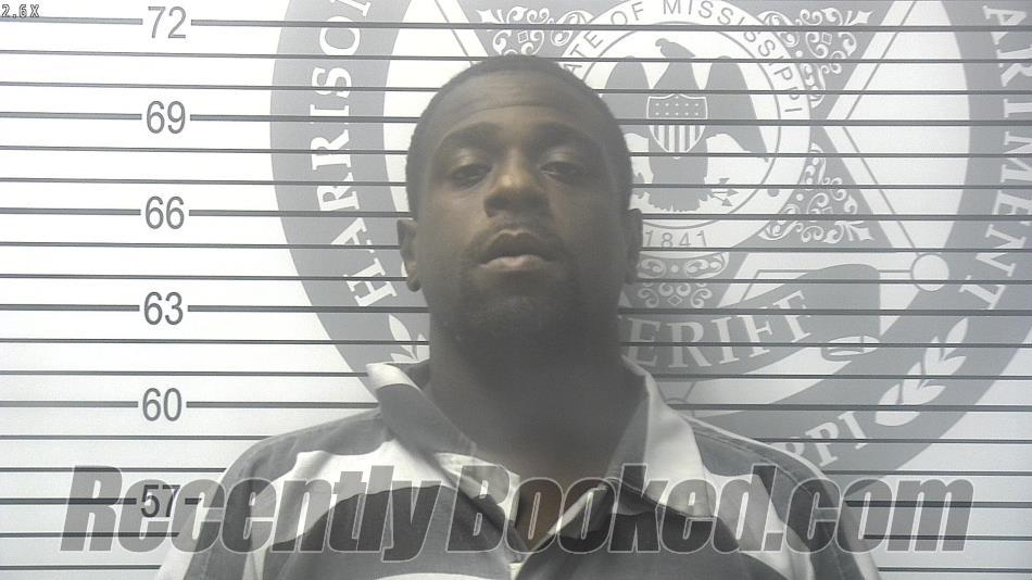 Booking photo from Harrison County, Mississippi