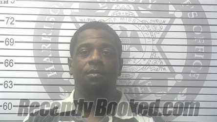 Booking photo from Harrison County, Mississippi
