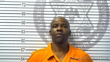 Mugshot of JAMES LEE BROWN booked in Harrison County, Mississippi on March 26, 2026