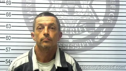 Booking photo from Harrison County, Mississippi