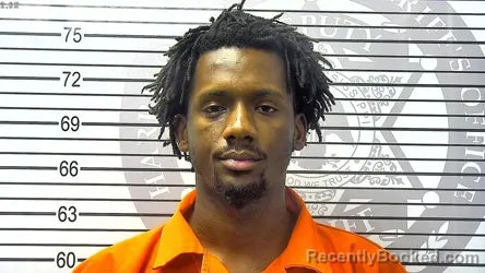 Mugshot of JAYLEN ANTHONY MONROE booked in Harrison County, Mississippi on March 5, 2026