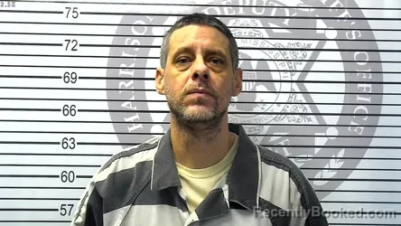 Mugshot of JAMES LOUIS SCOTT booked in Harrison County, Mississippi on March 9, 2026